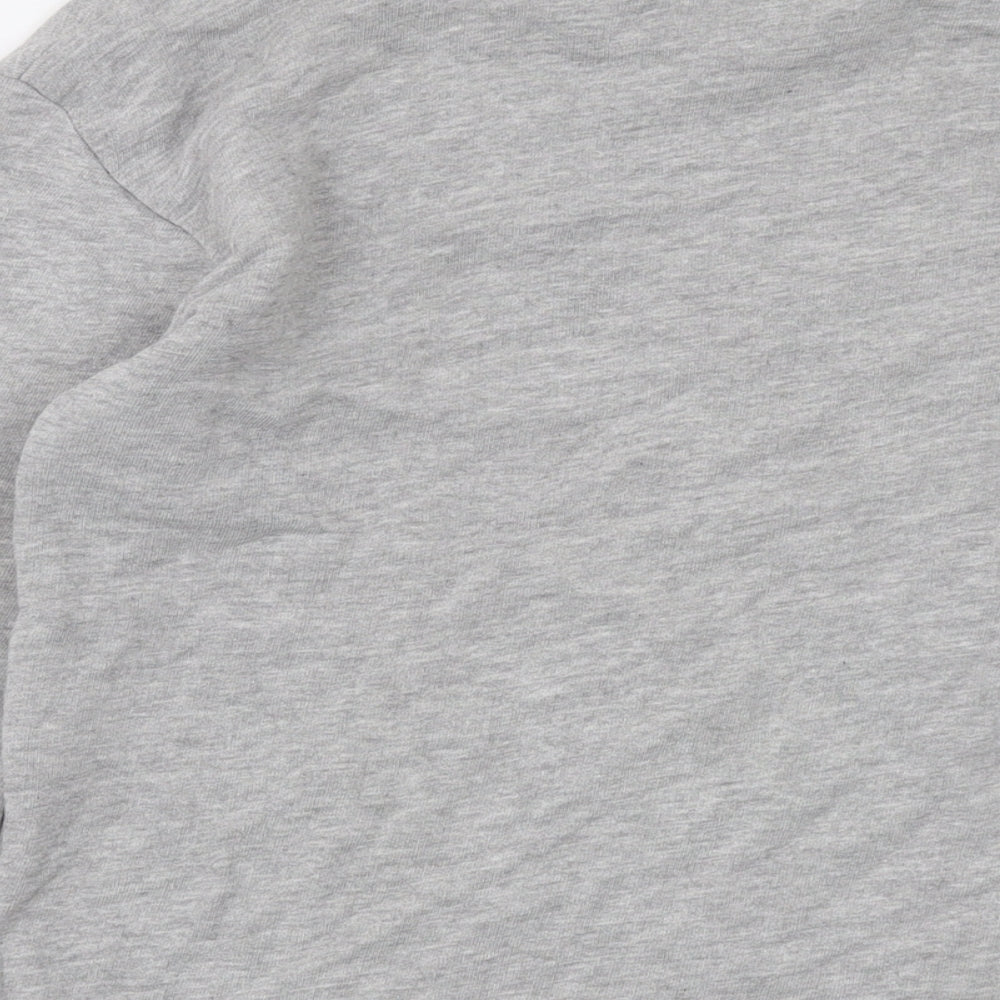 Mango Girls Grey Cotton Pullover Sweatshirt Size 11-12 Years Pullover