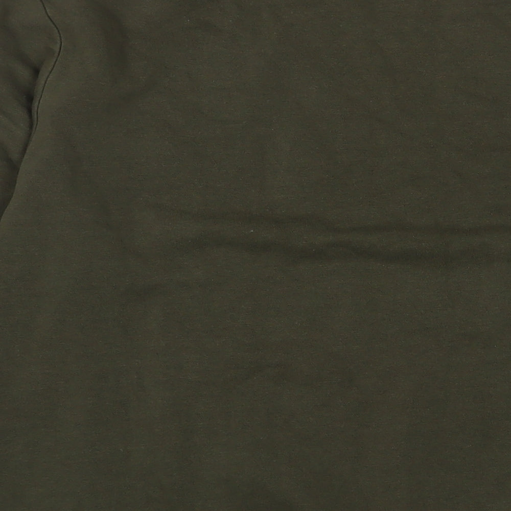 Marks & Spencer Mens Green Cotton Pullover Sweatshirt Size M