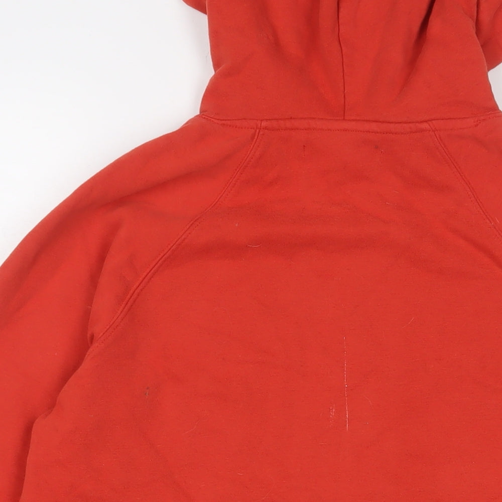 NEXT Womens Orange Cotton Pullover Hoodie Size XS Pullover
