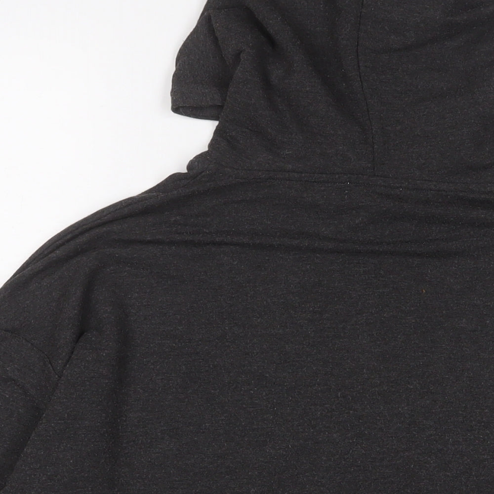 John Lewis Womens Grey Polyester Pullover Hoodie Size S Pullover