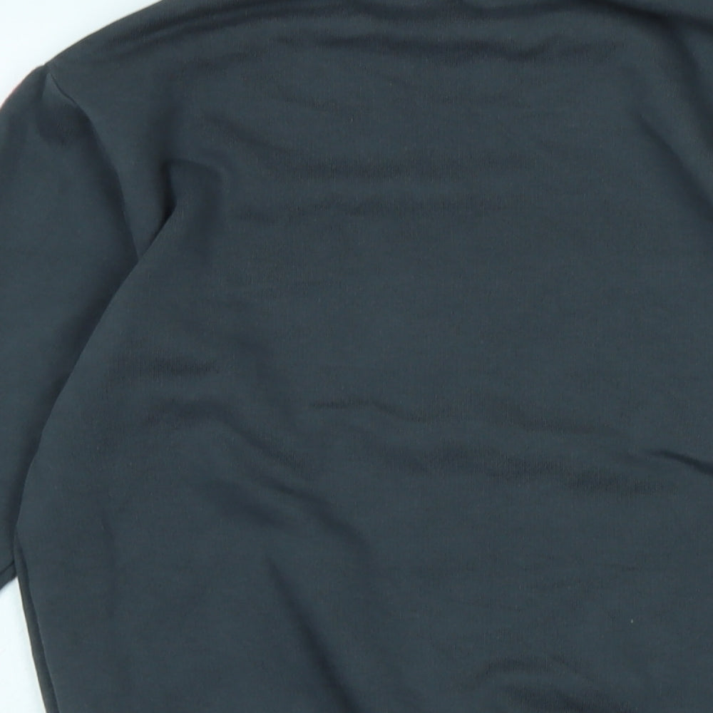 New Look Girls Grey Polyester Pullover Sweatshirt Size 9 Years
