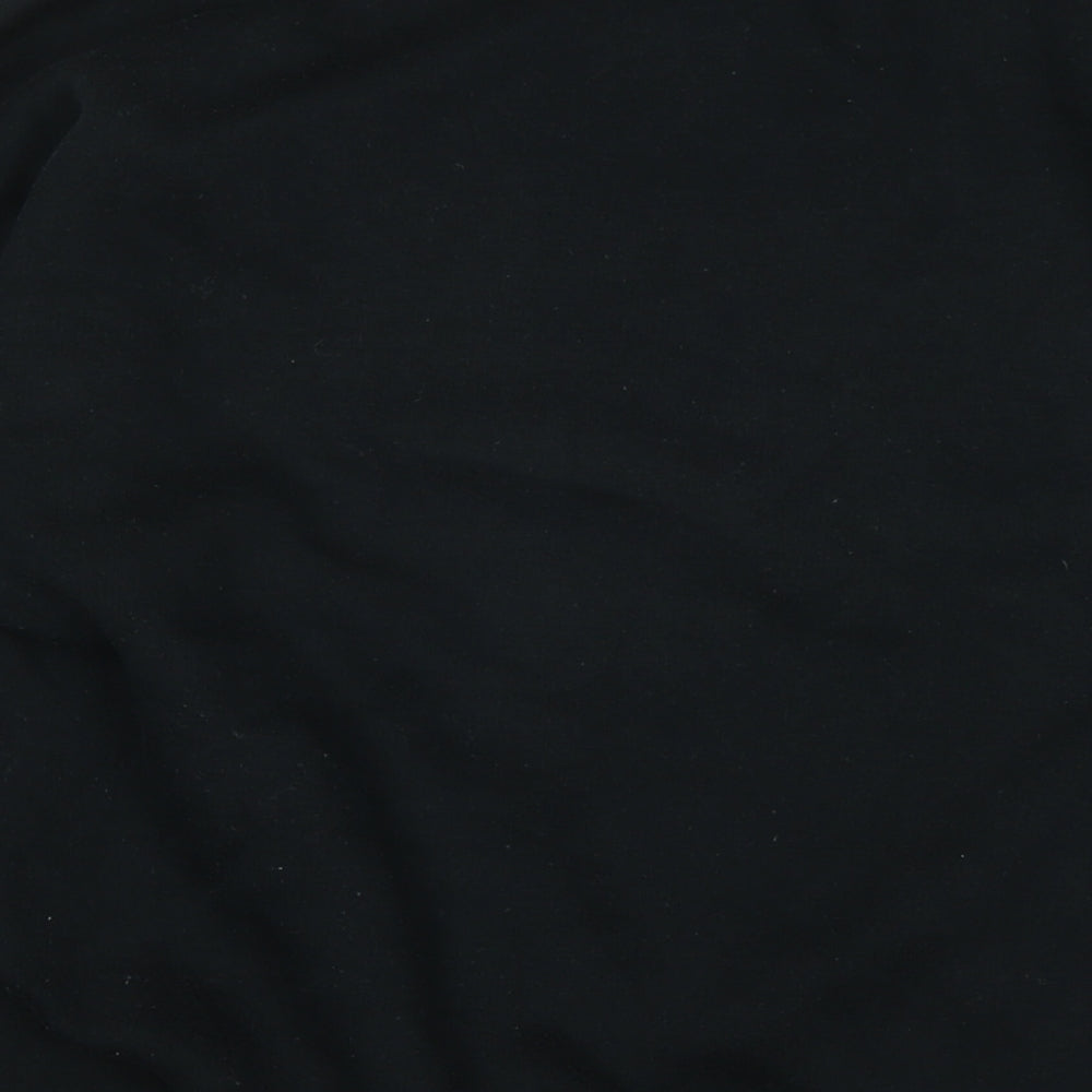 AX Paris Womens Black Polyester Pullover Sweatshirt Size L