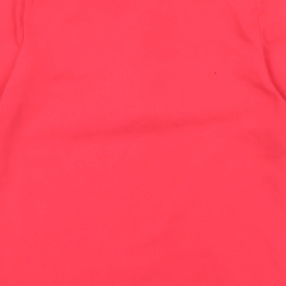 Uniqlo Womens Pink Cotton Basic Polo Size M Collared