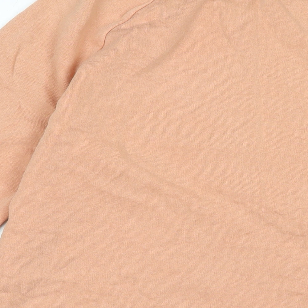 Principles Womens Orange Cotton Pullover Sweatshirt Size XL