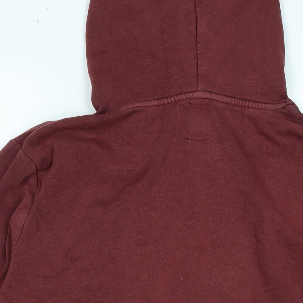 New Look Womens Red Polyester Pullover Hoodie Size XL
