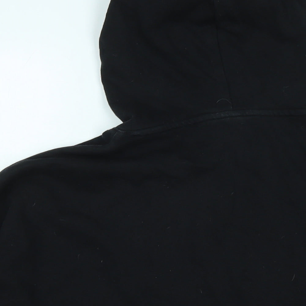 ASOS Womens Black Polyester Pullover Hoodie Size 8