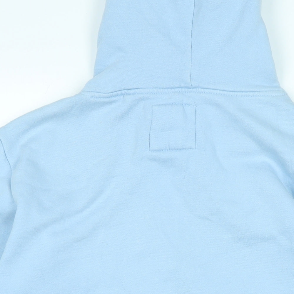 Berkshire Womens Blue Polyester Pullover Hoodie Size M