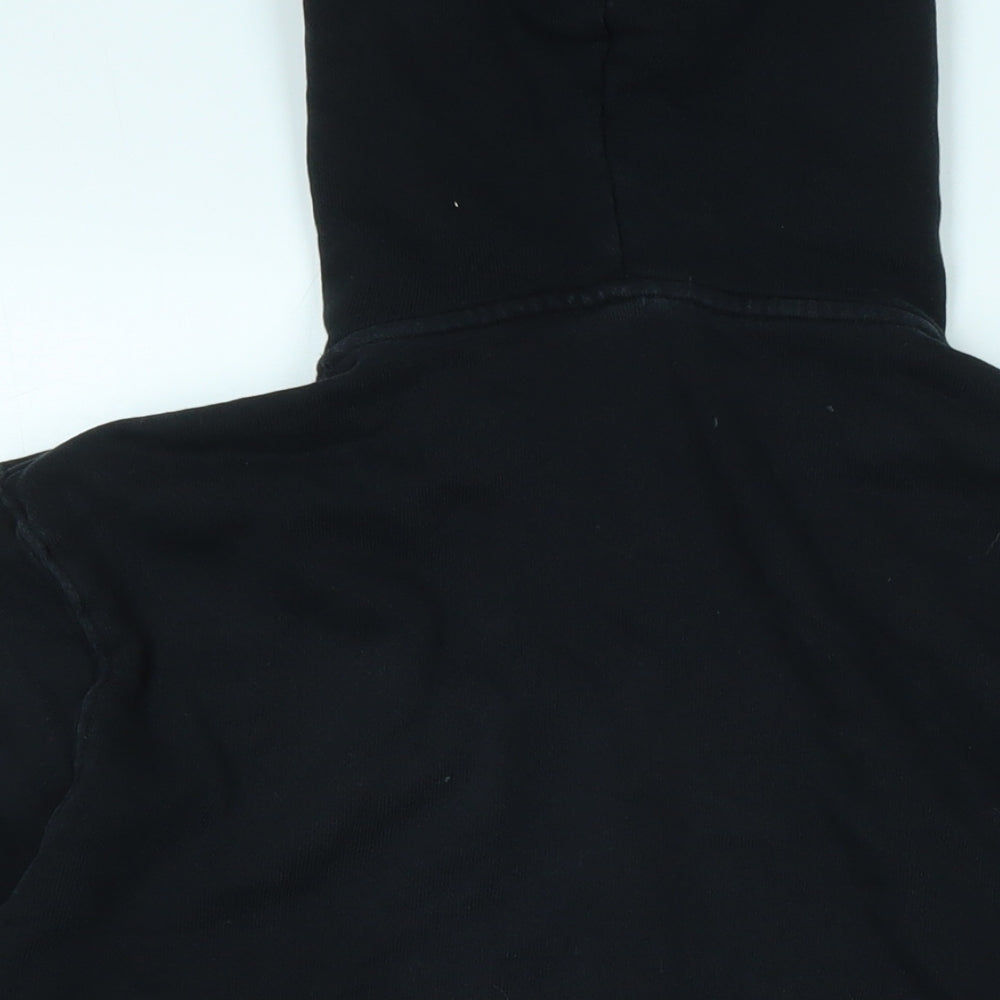 H&M Womens Black Jacket Size L Zip
