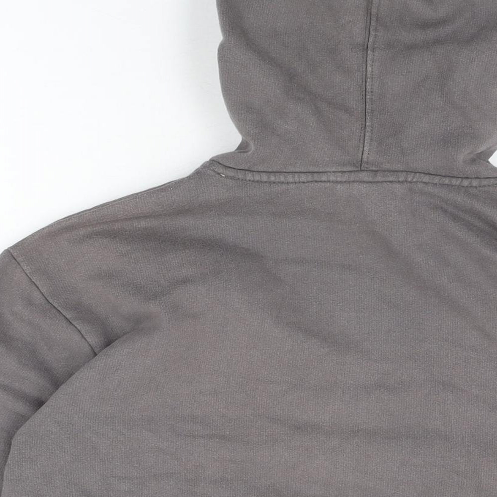 SuperFly Womens Grey Cotton Pullover Hoodie Size S Pullover - Superfly Luxury