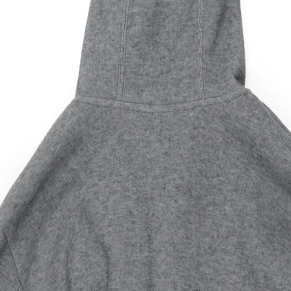 Cotton Traders Womens Grey Overcoat Coat Size L Button