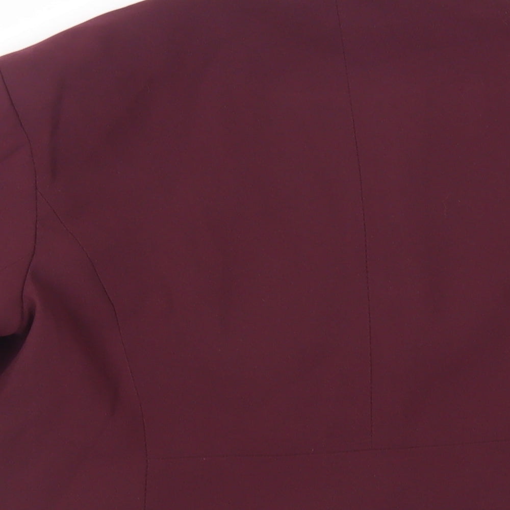 Dorothy Perkins Womens Purple Jacket Blazer Size 14 Hook & Eye