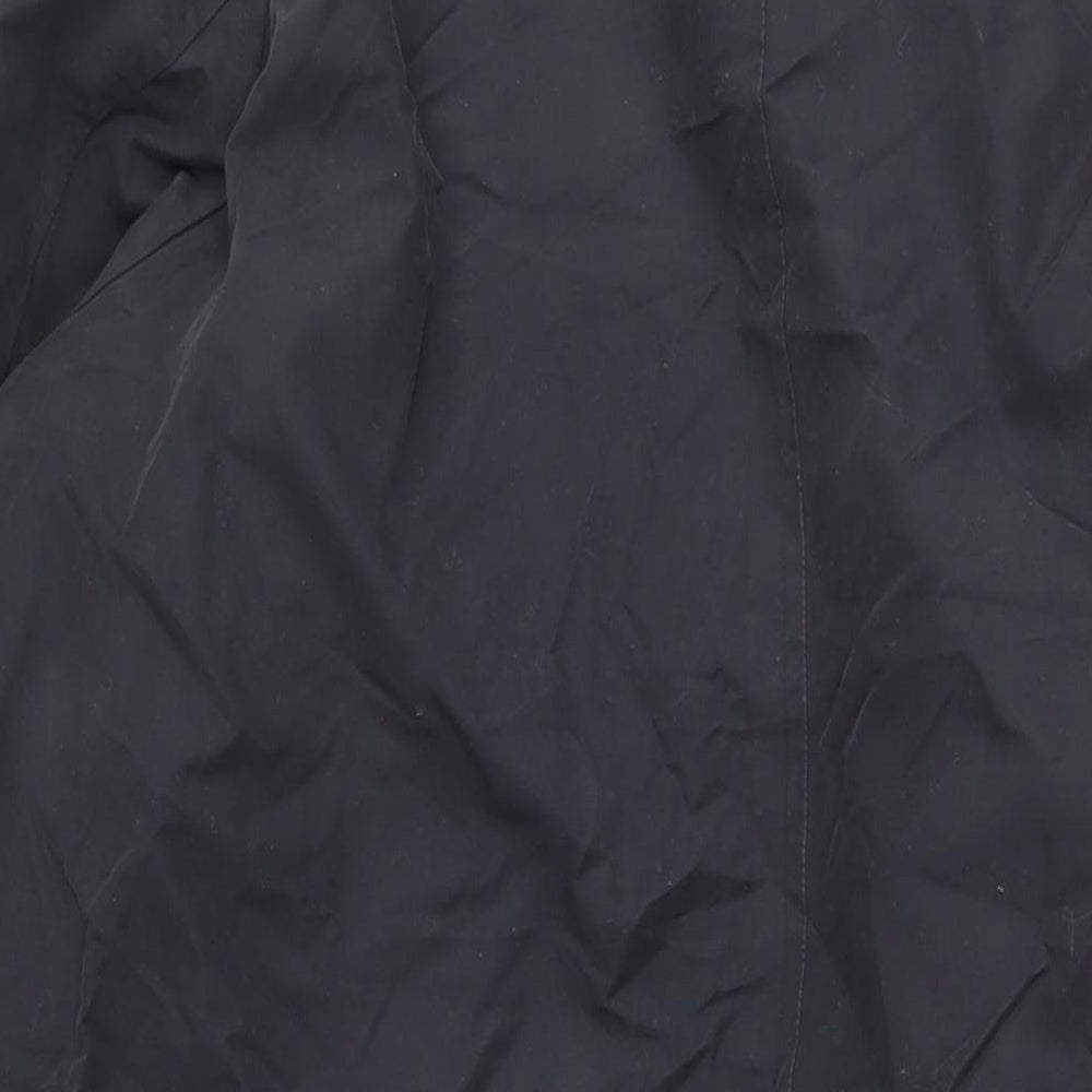 Rainman London Mens Black Pea Coat Coat Size XL Button