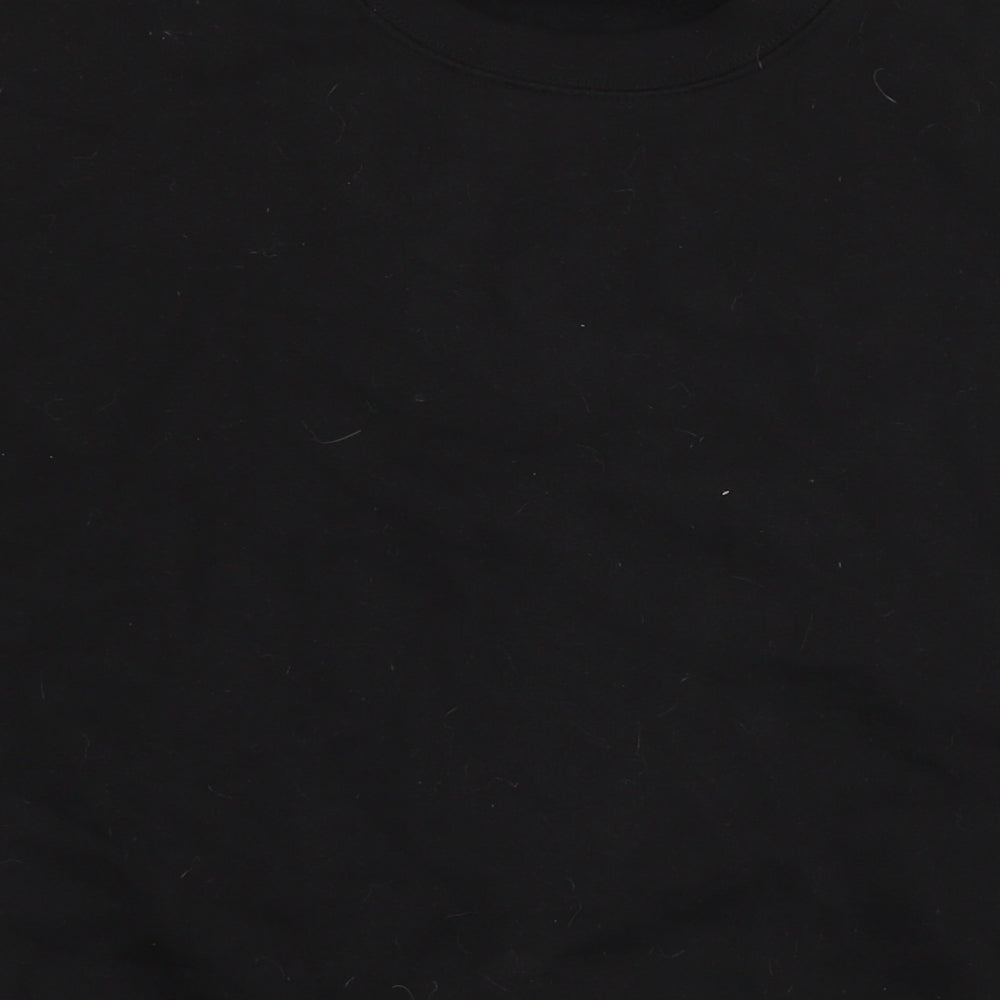 Boohoo Mens Black Cotton Pullover Sweatshirt Size M - Worldwide Collection