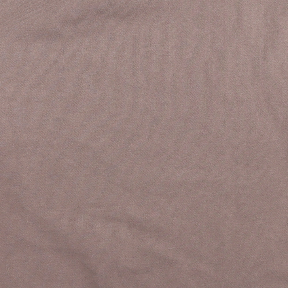 Topshop Womens Brown Cotton Pullover Sweatshirt Size M Pullover