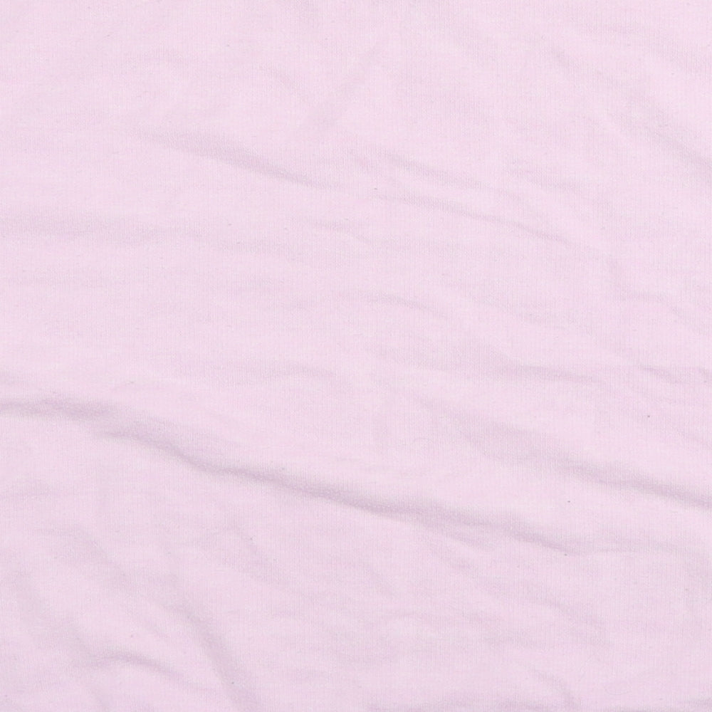 New Look Womens Pink Polyester Pullover Sweatshirt Size S Pullover