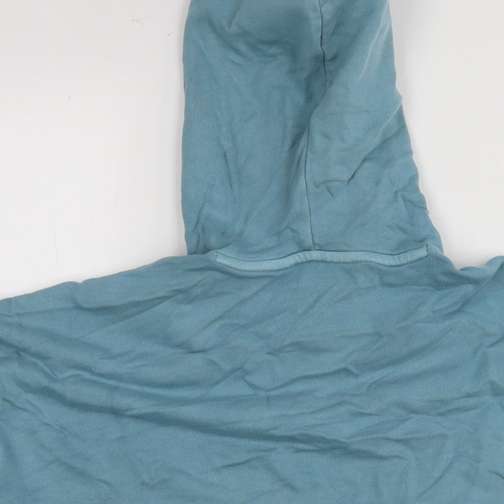 Marks & Spencer Mens Blue Polyester Pullover Hoodie Size M