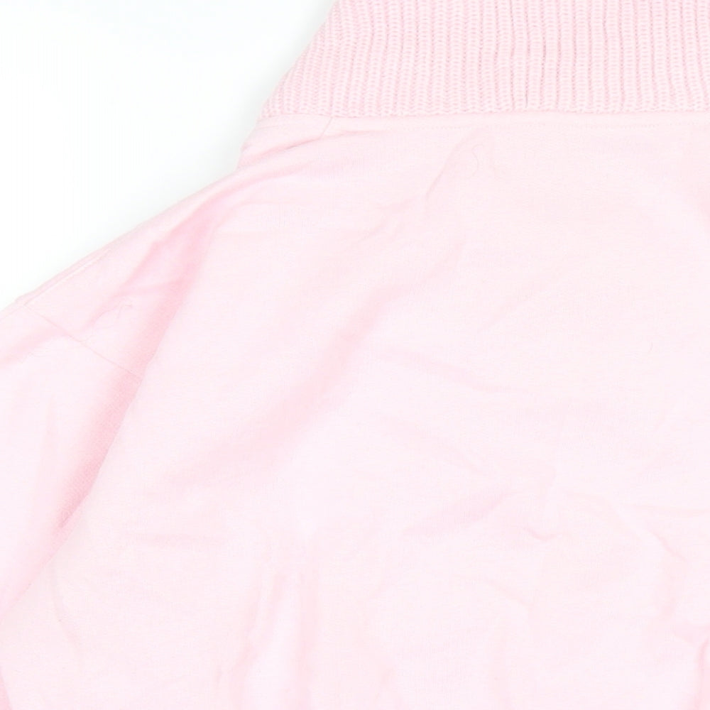 Lady Foot Locker Womens Pink Polyester Pullover Sweatshirt Size M Pullover