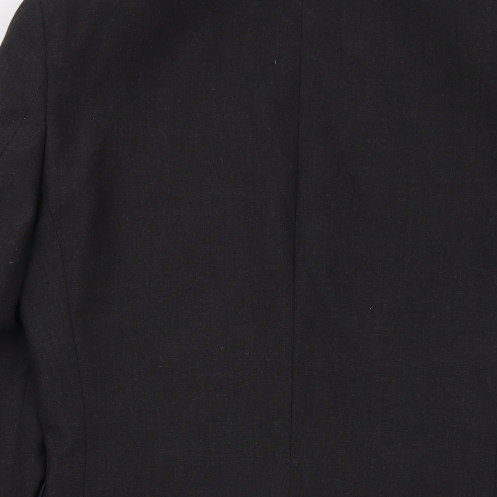 NEXT Mens Grey Polyester Jacket Suit Jacket Size 34 Regular