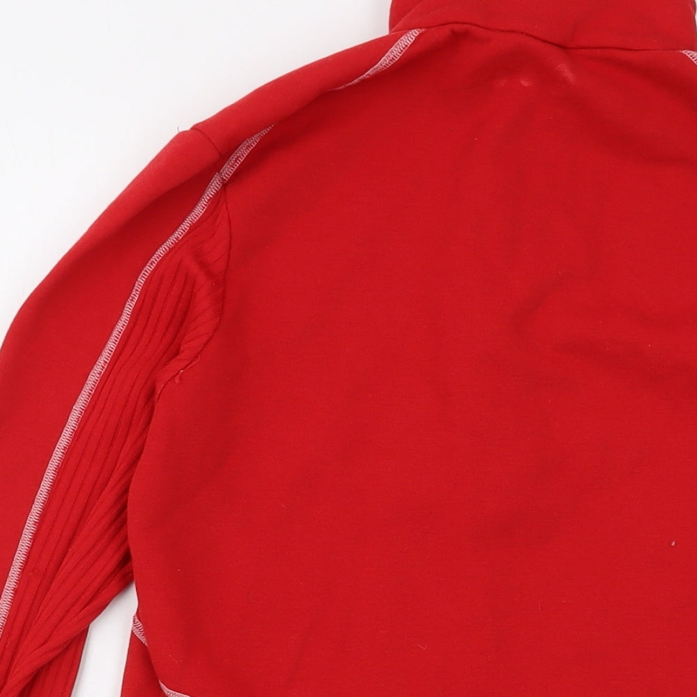 Oxylane Mens Red Polyester Pullover Sweatshirt Size M