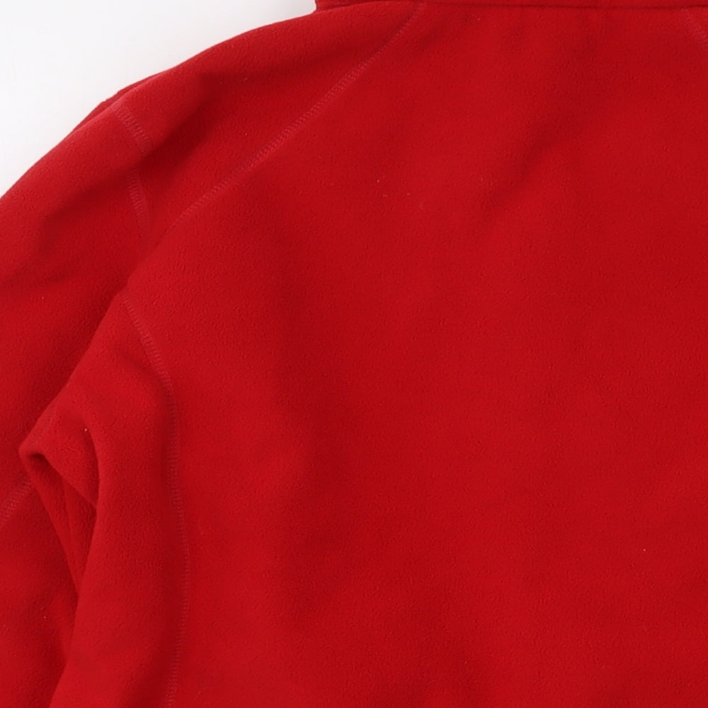 Lands' End Womens Red Jacket Size S Zip
