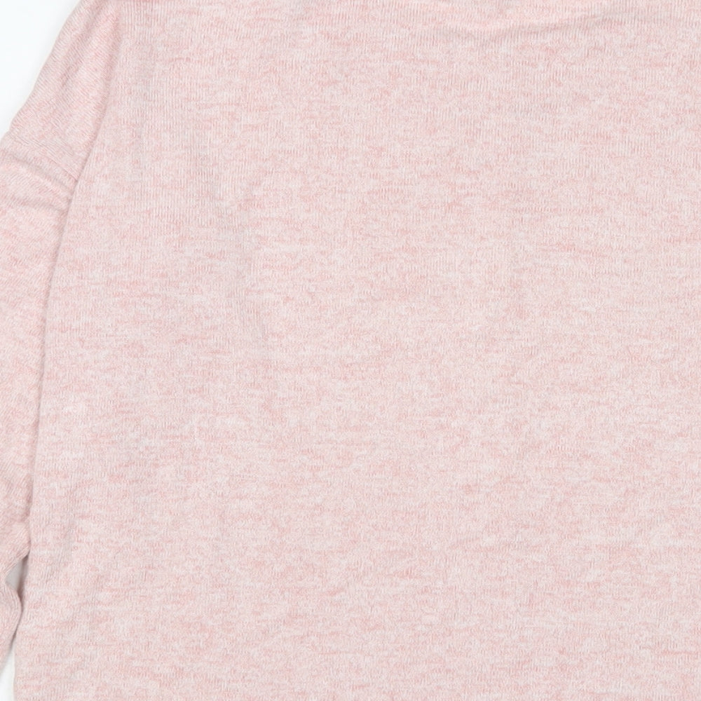 NEXT Womens Pink Viscose Pullover Sweatshirt Size 8 Pullover