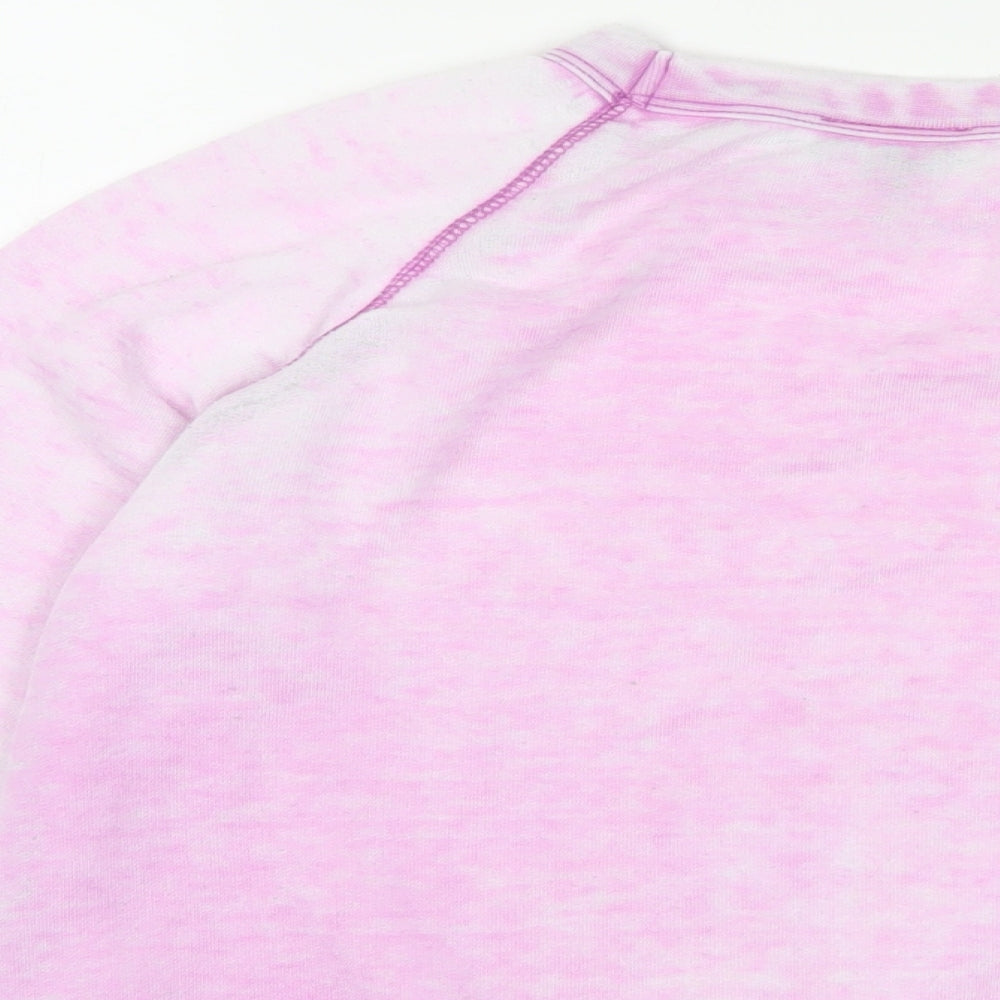 Topshop Womens Purple Polyester Pullover Sweatshirt Size 8 Pullover