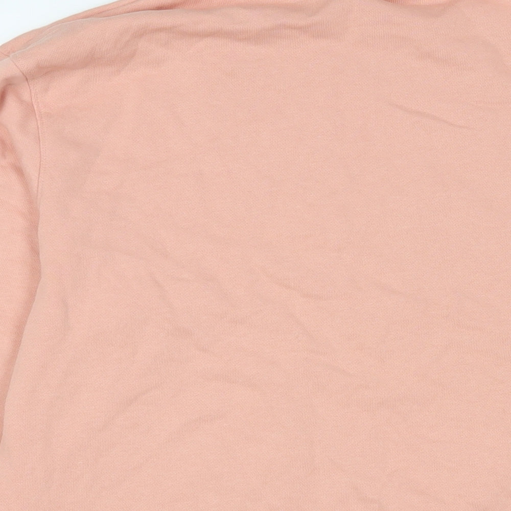 H&M Mens Pink Cotton Pullover Sweatshirt Size S