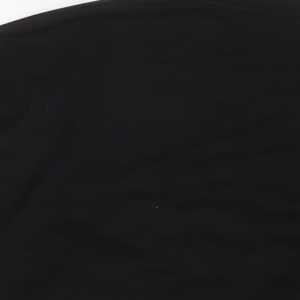 NEXT Womens Black Cotton Pullover Sweatshirt Size M Pullover