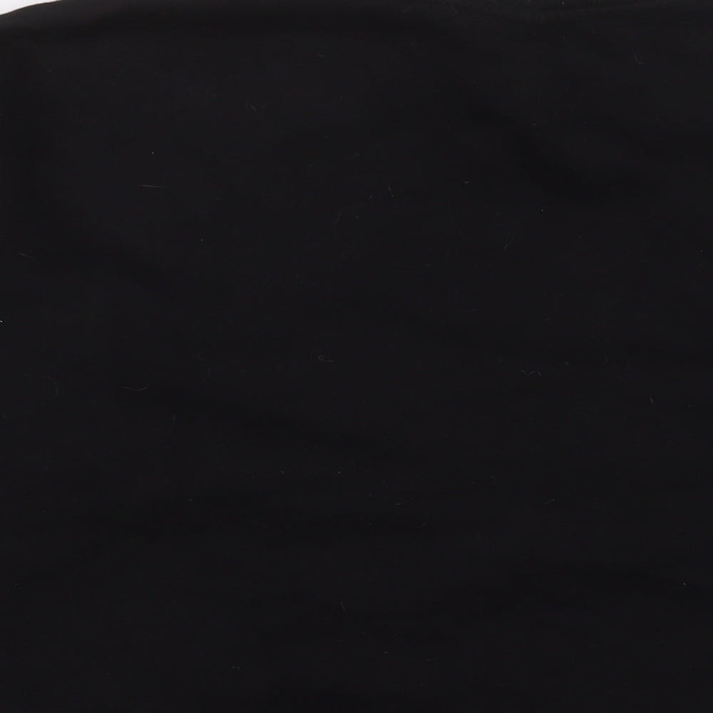 H&M Mens Black Cotton Pullover Sweatshirt Size S