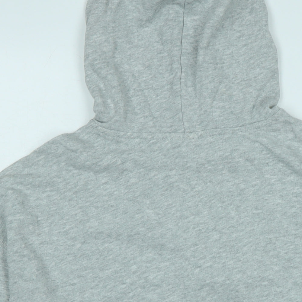 H&M Womens Grey Cotton Pullover Hoodie Size S