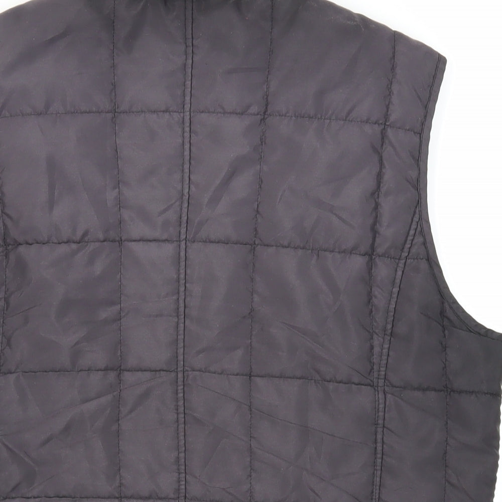 GolleHaug Mens Black Gilet Jacket Size M Snap