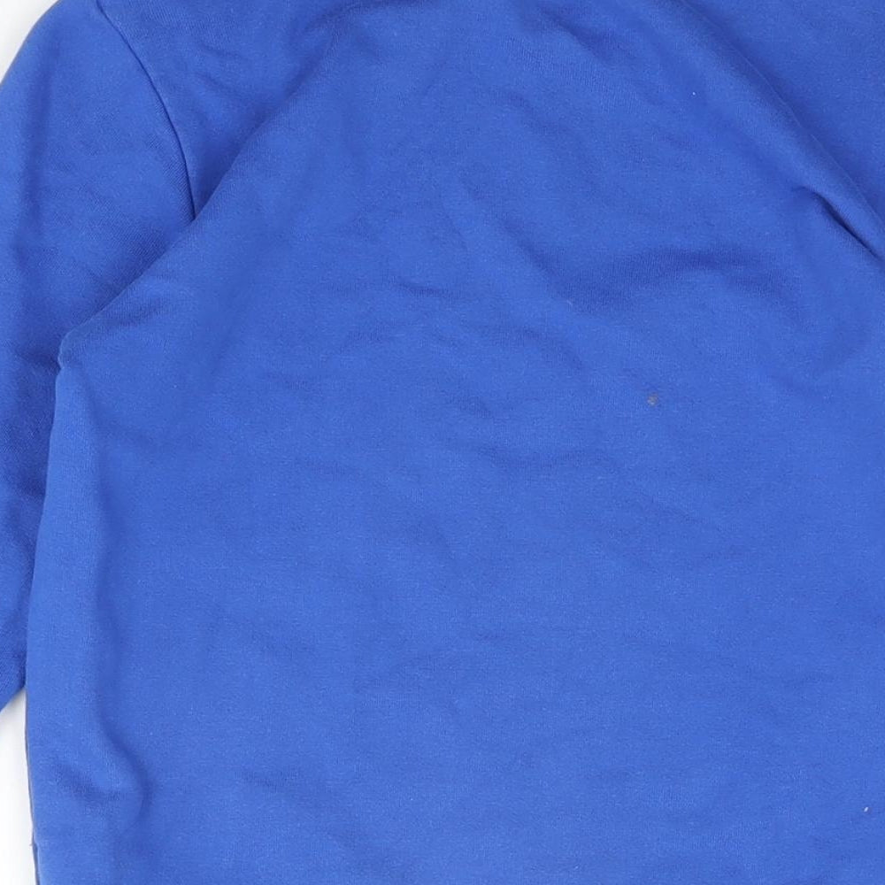 Bossini Boys Blue Cotton Pullover Sweatshirt Size 11-12 Years Pullover