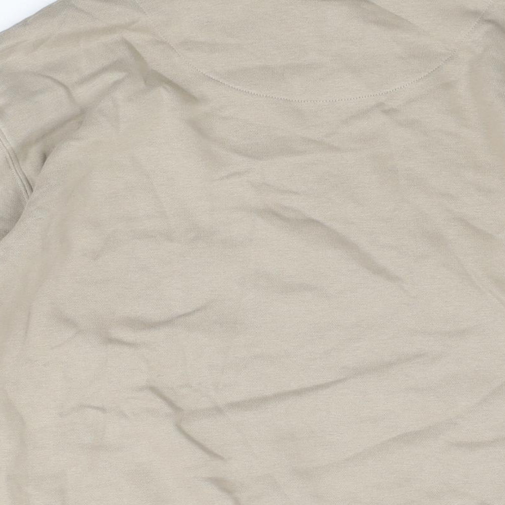 Marks & Spencer Boys Beige Cotton Pullover Sweatshirt Size 11-12 Years Pullover