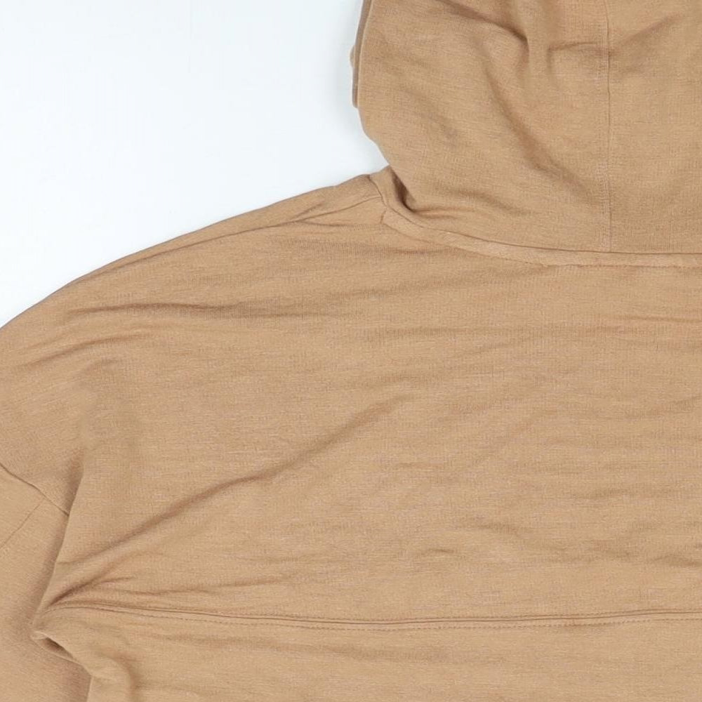 Marks & Spencer Womens Beige Polyester Pullover Hoodie Size 8 Pullover