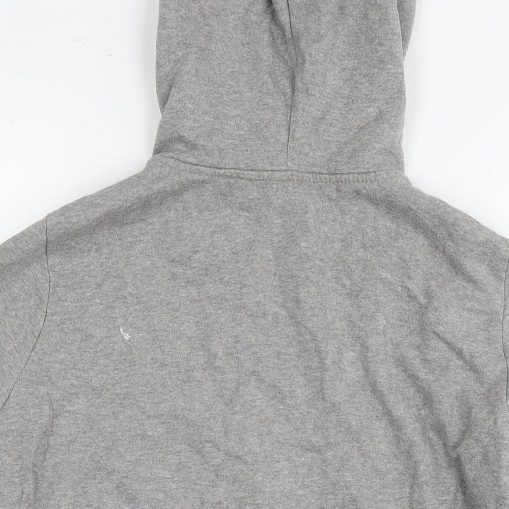 Divided by H&M Womens Grey Cotton Full Zip Hoodie Size L Zip