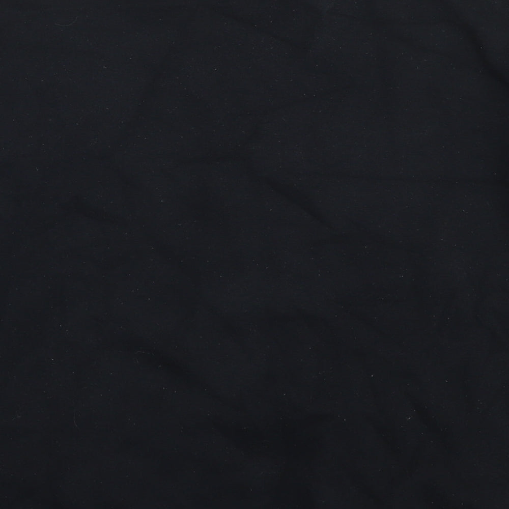 PRETTYLITTLETHING Womens Black Cotton Pullover Sweatshirt Size S Pullover