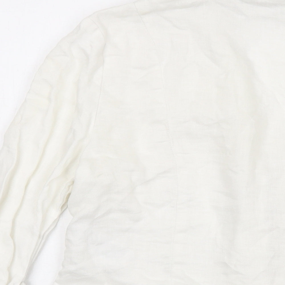 New Look Womens Ivory Jacket Size 12 Button