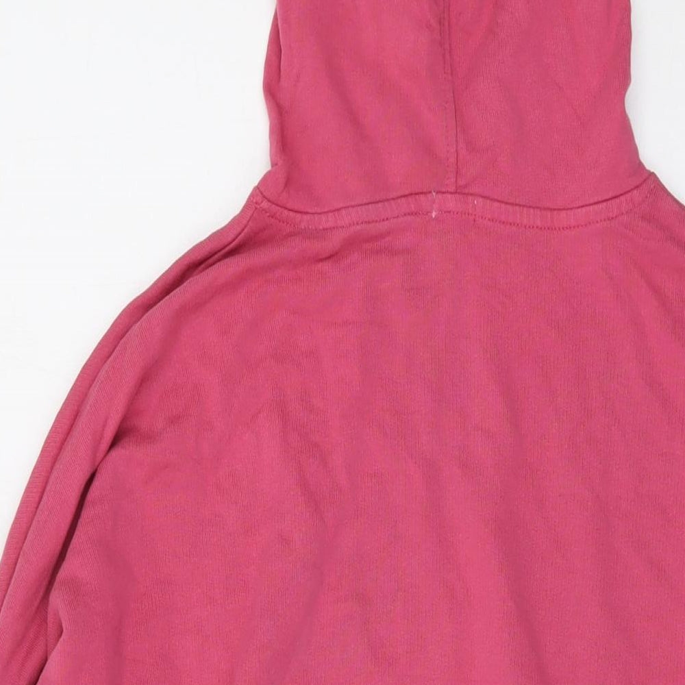River Island Womens Pink Cotton Pullover Hoodie Size S Pullover