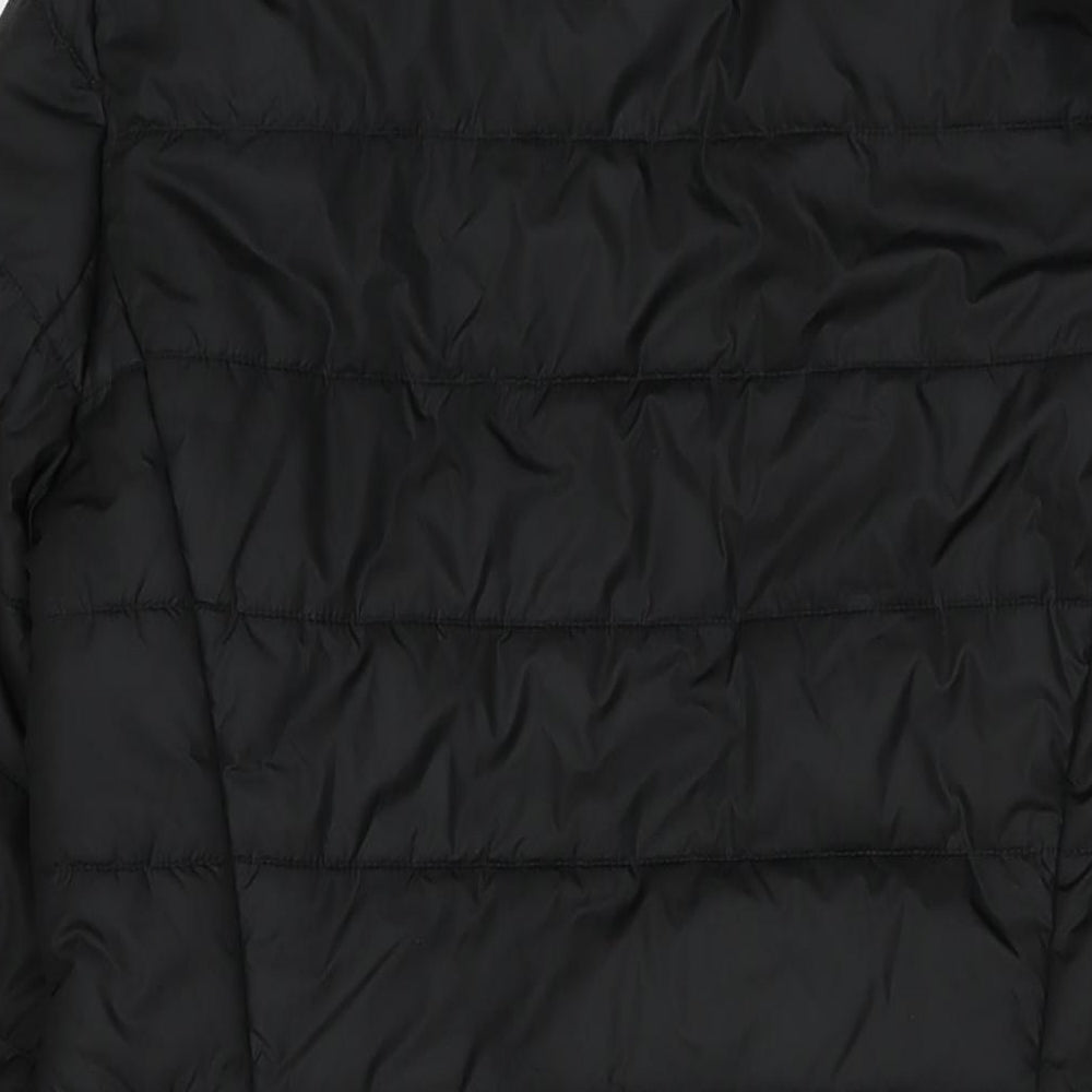 Geox Womens Black Jacket Size 12 Zip