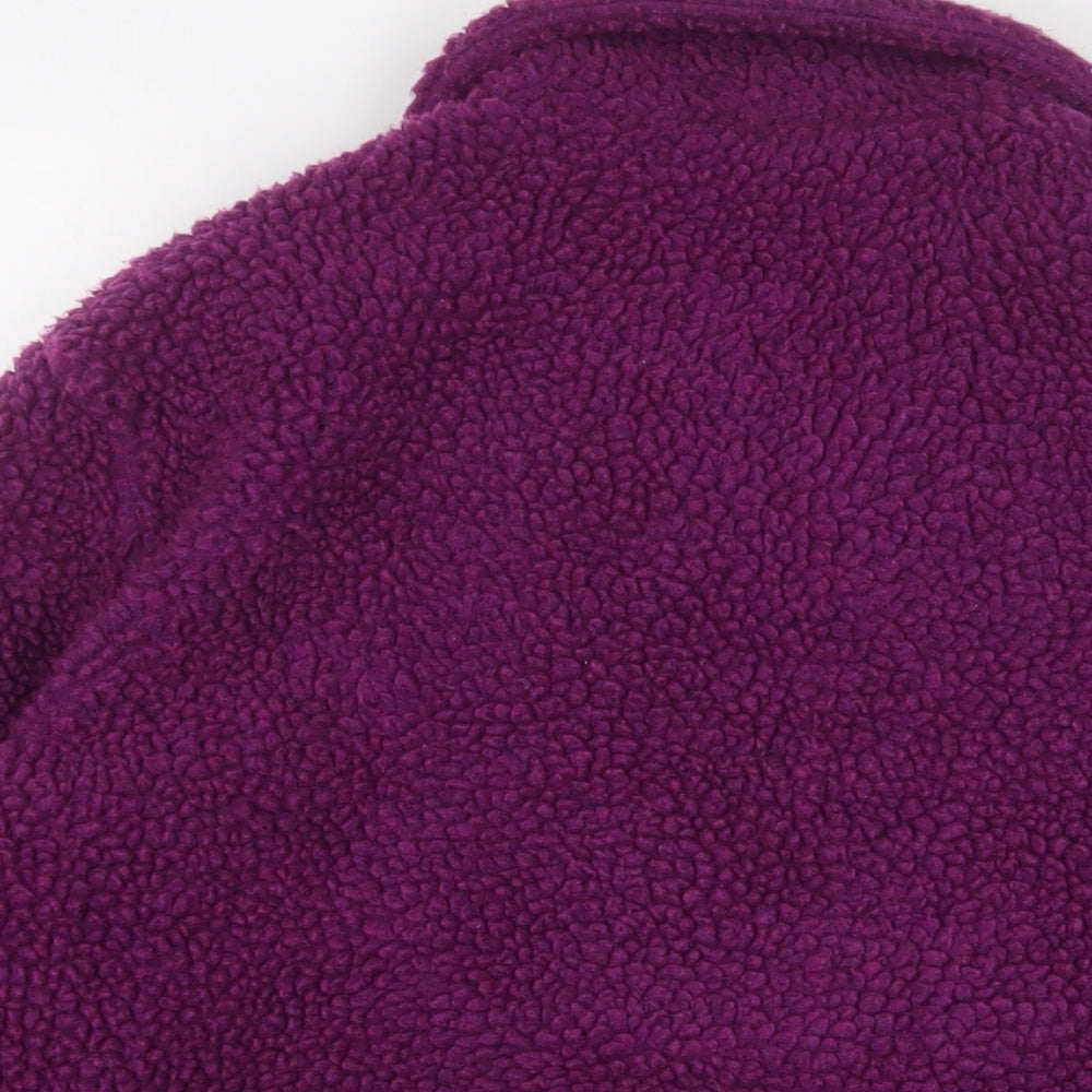 Damart Womens Purple Jacket Size 14 Button