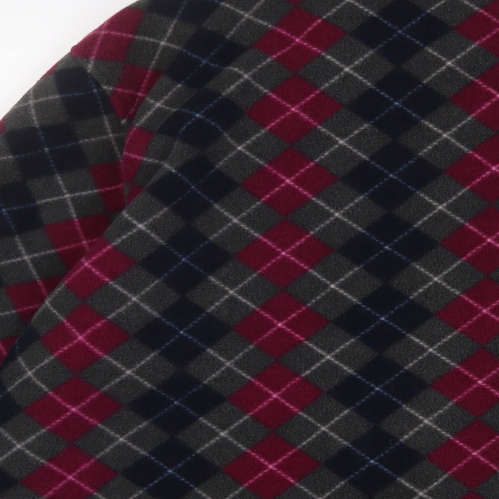 Damart Womens Multicoloured Argyle/Diamond Jacket Size 18 Zip