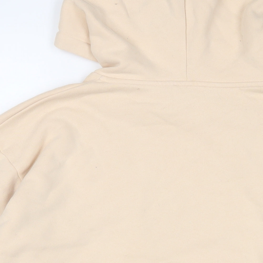 SLA Womens Beige Cotton Pullover Hoodie Size S Pullover