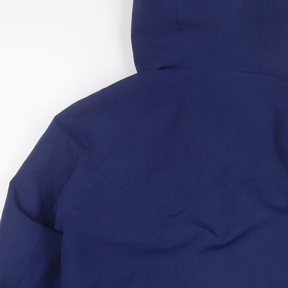 Crane Womens Purple Jacket Coat Size 10 Zip - Zip Pockets