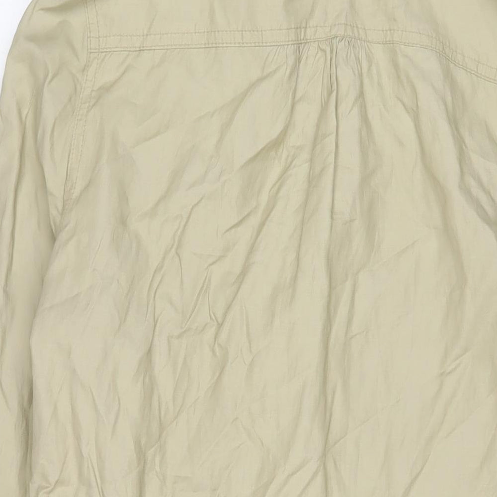 Debenhams Womens Beige Jacket Size 12 Zip