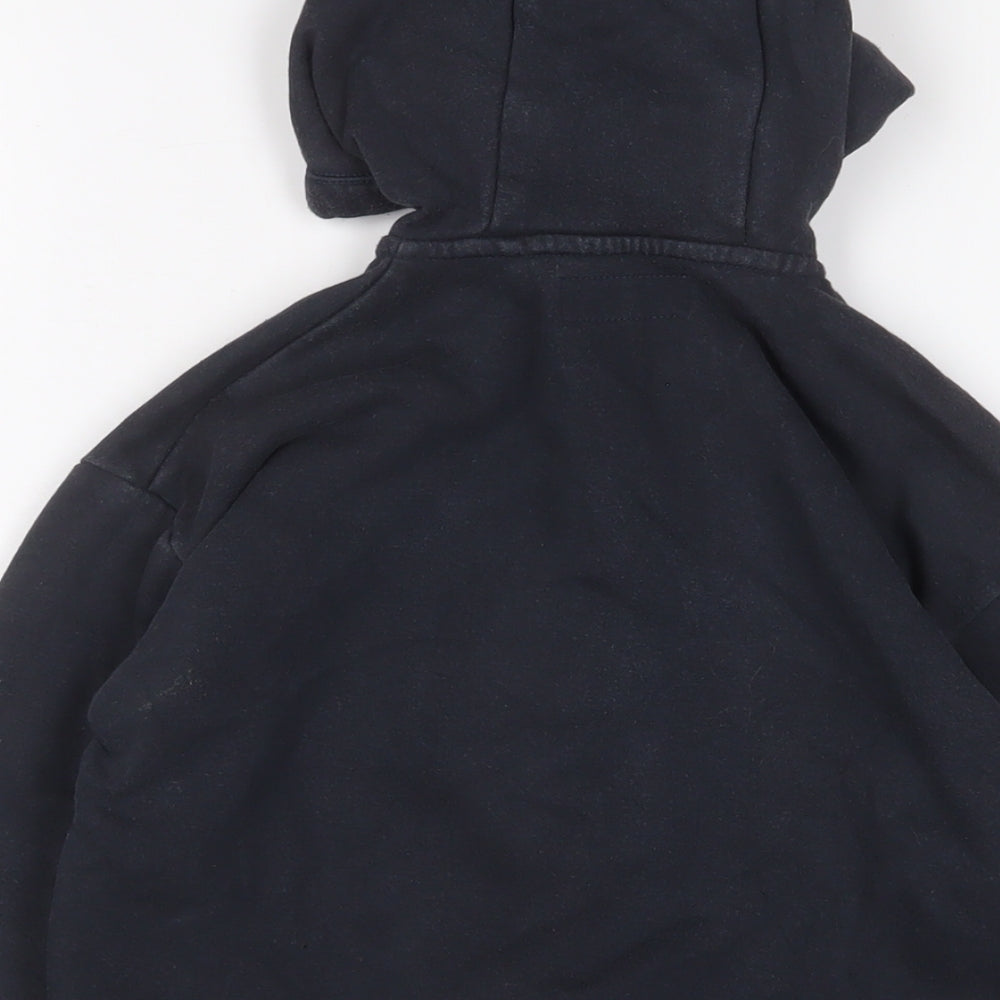 Next Boys Blue Cotton Full Zip Hoodie Size 6 Years Zip