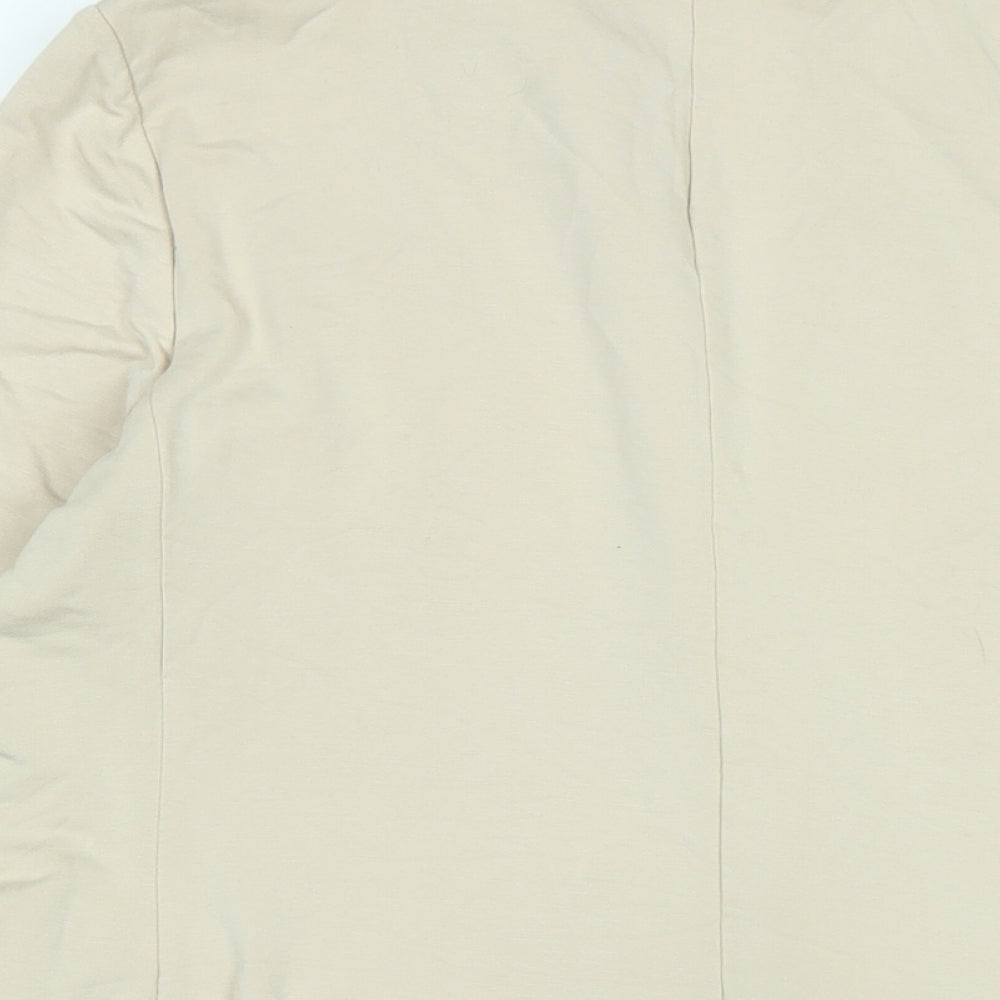 Philosophy Womens Beige Jacket Size L Button