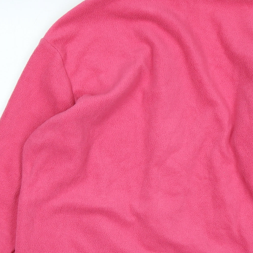 Marks & Spencer Womens Pink Jacket Size 10 Zip