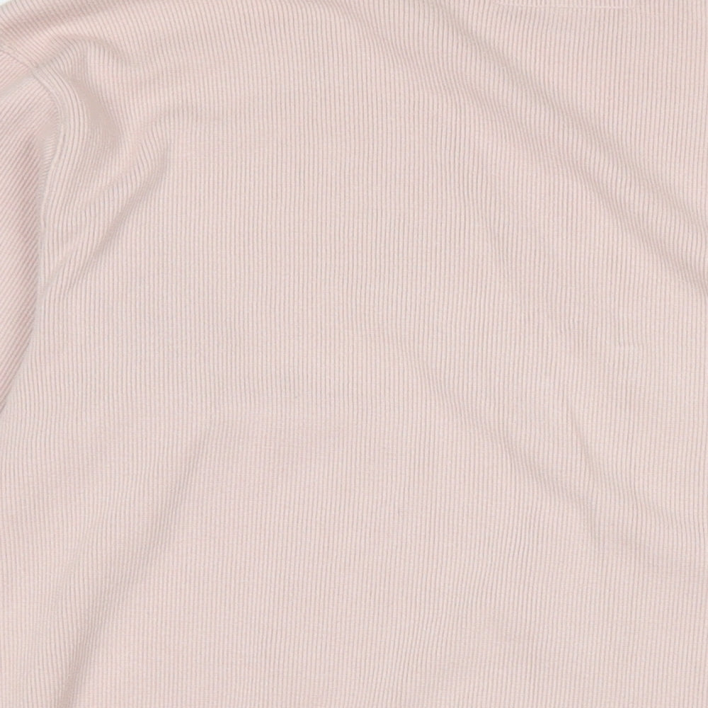Yardsale Womens Pink Cotton Pullover Sweatshirt Size M