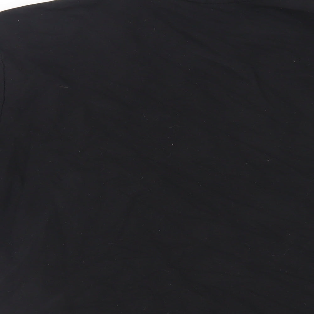 ASOS Mens Black Cotton Full Zip Sweatshirt Size M - Pockets