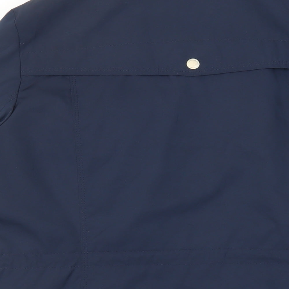 Marks & Spencer Womens Blue Jacket Size 12 Zip